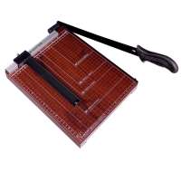 Guangzhou Yuhan wholesale office manual paper trimmer paper cutter A4 A3 B4 size available wooden base material