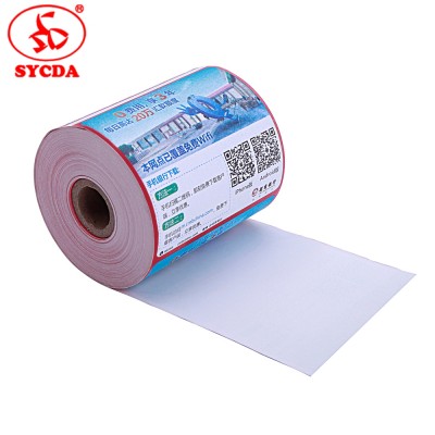 High Quality OEM Customized Pre-printed Thermal Paper Rolls 57x40 with cheap price