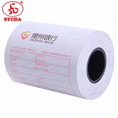 Blank Cash Register Thermal Receipt Paper Till Roll For POS ATM Printer