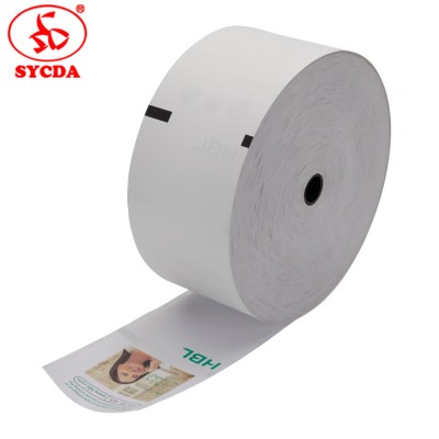 Hot Sale ATM Paper 3 1/8 Office Papers Cash Register Thermal Paper Roll 80*80mm /57*50mm for POS credit card receipt