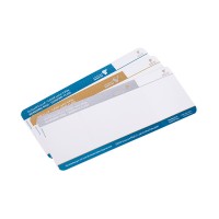 Factory price custom design printing airline paper boarding pass tickets